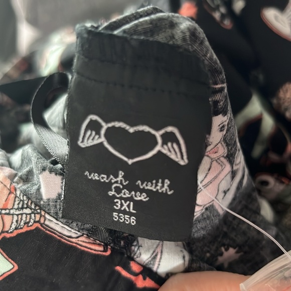 NWOT Hell Bunny Zombie Circle Skirt Size 3X - Picture 4 of 5